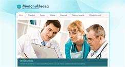Desktop Screenshot of mononukleoza.net.pl