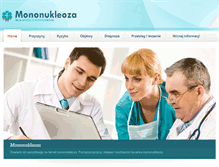Tablet Screenshot of mononukleoza.net.pl